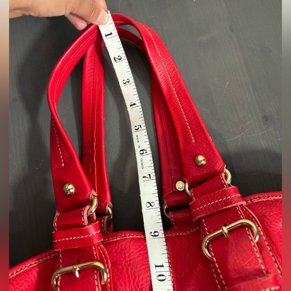 Y2k Dooney & Bourke Red Vintage Buckle Bag - Picture 9 of 10